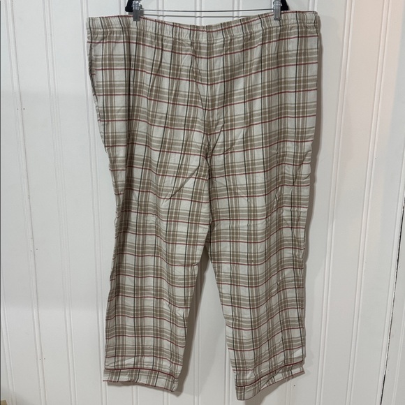 NWT Disney Flannel Plaid Pajama Set Mickey Mouse Snowman size 3x - Picture 13 of 14